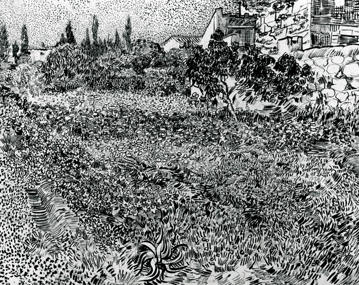  文森特·威廉·梵高  Vincent Willen Van Gogh —— 花园的花